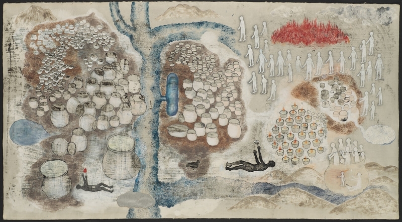 來自德蘭薩拉的圖畫──井早智代個展