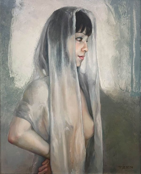 White gauze girl