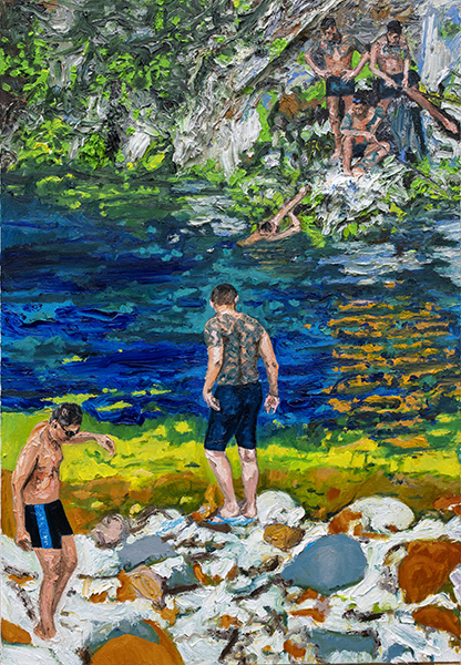 Bathers at Guguan (study II)