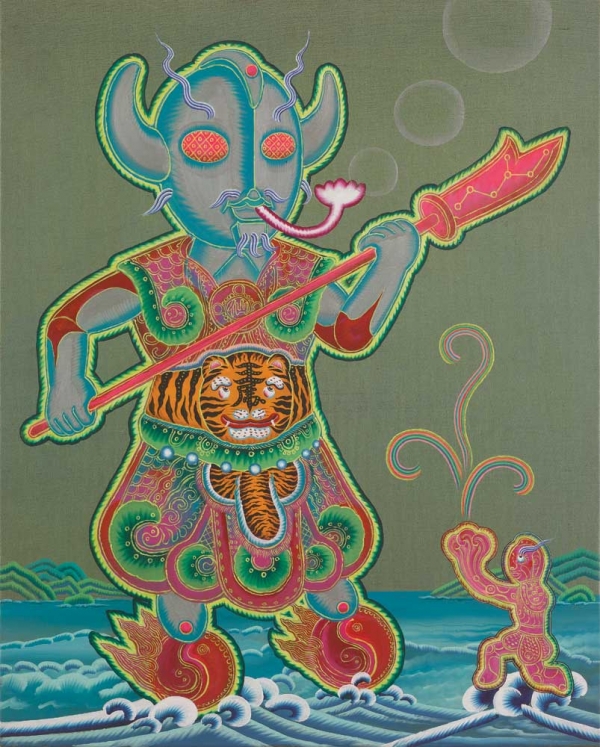 虎爛大神舌璨蓮花大士