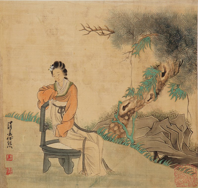 編號1174清〈白玉西蕃蓮紋雙耳爐〉，高19.5厘米。