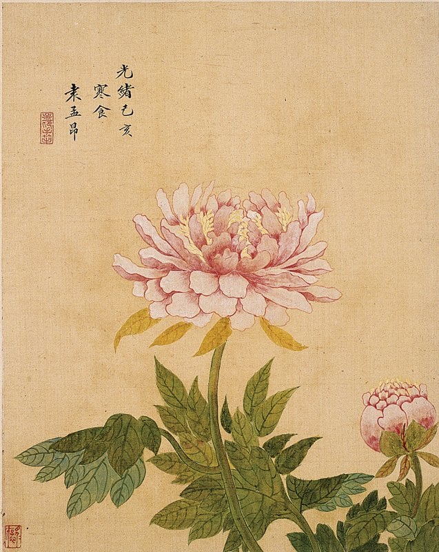 須磨彌吉郎於「齊白石展」會場（美國舊金山，1960年）