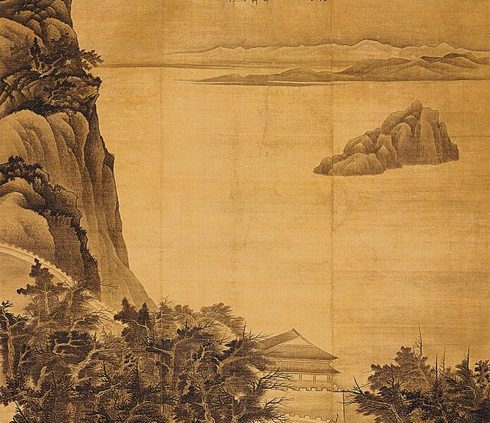 鄒典〈金陵勝景圖〉卷，紙本設色，29.2×1272.5厘米，北京故宮博物院藏。