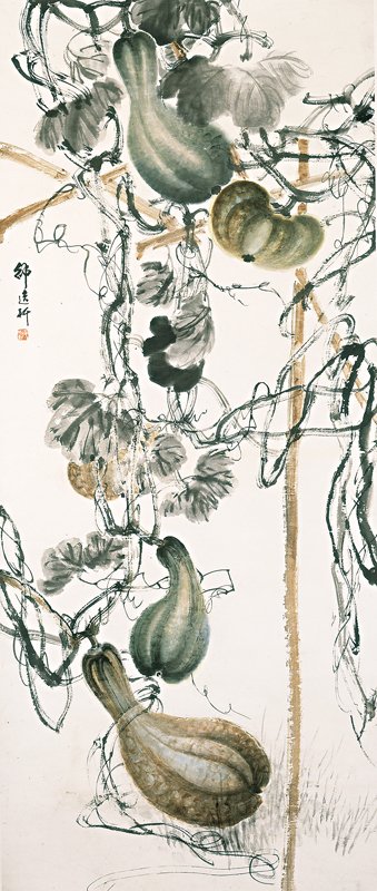 Christian Deydier展出唐〈三彩馬球俑〉。