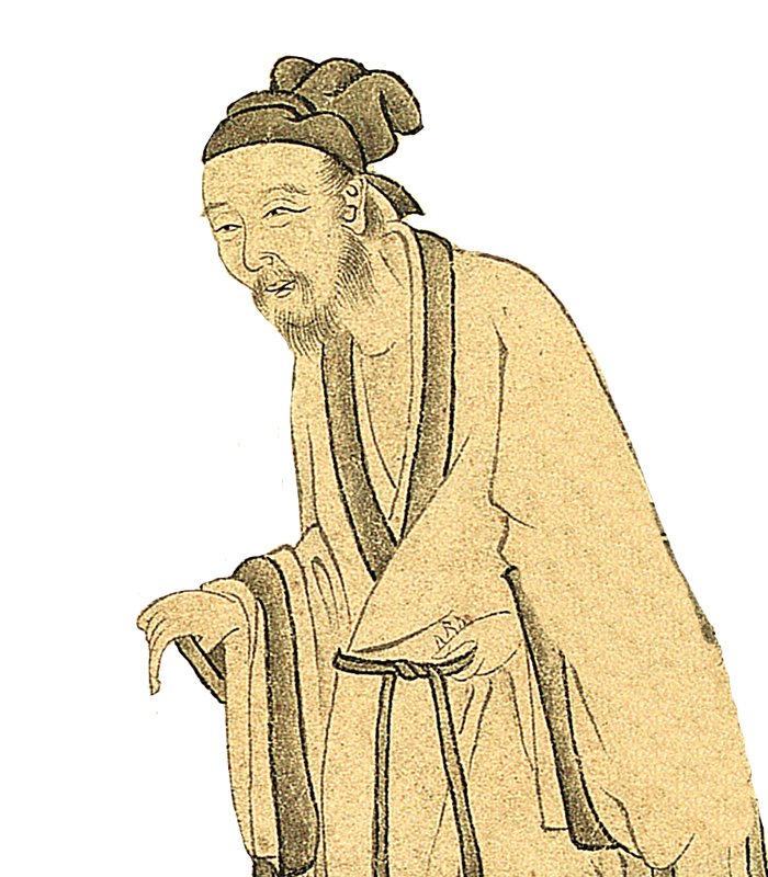 圖為中貿聖佳2002年拍品〈李公麟西園雅集〉卷，局部。此為虛擬人物圖像示意圖。