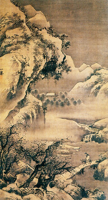 吳偉〈灞橋風雪〉軸，北京故宮博物院藏。