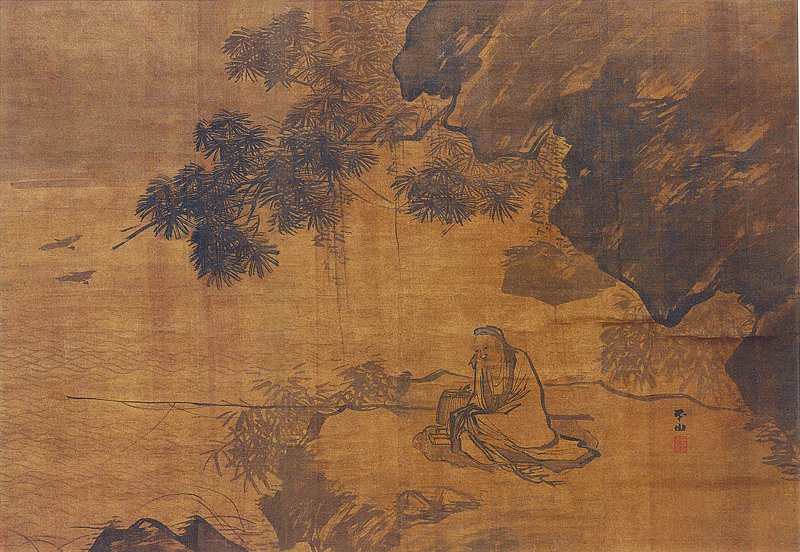 中國嘉德2011年11月12日張路〈渭濱垂釣〉,98×142厘米,成交價人民幣115萬元。