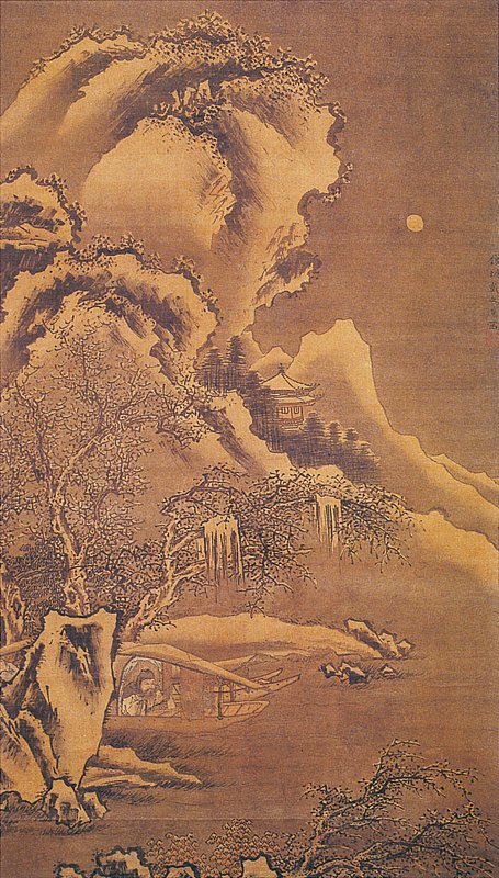 北京保利2009年11月22日戴進〈雪夜訪戴〉,141.5×81厘米,成交價人民幣201萬6,000元。
