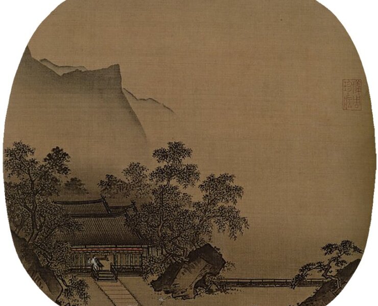 南宋〈深堂琴趣〉，北京故宮藏。