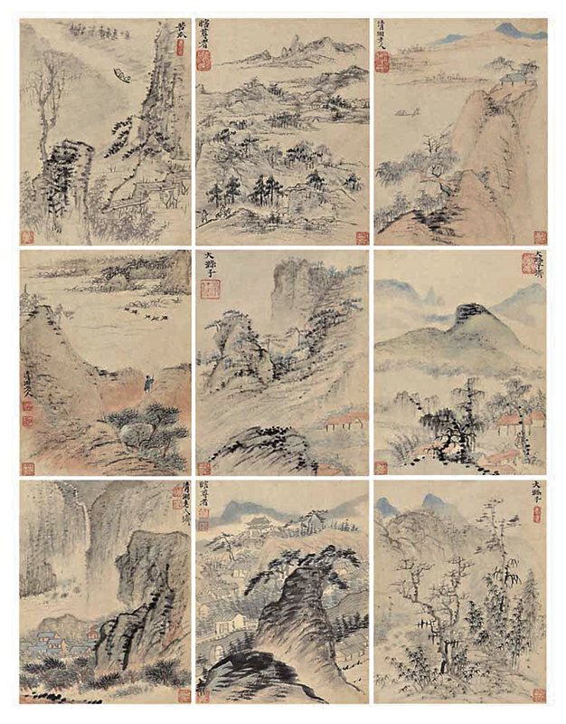 中國嘉德2012春拍李可染〈韶山〉，成交價人民幣1.24億元。