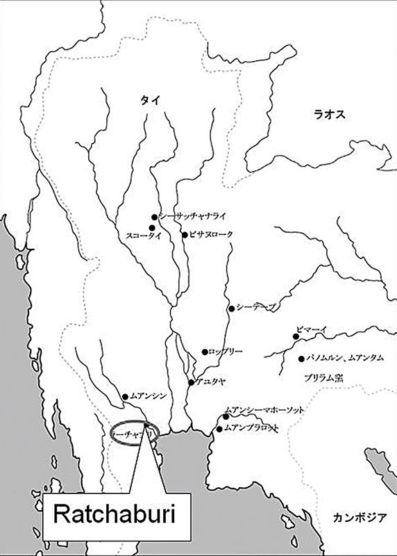 Mahathat Wong Wihaan寺院位於Ratchaburi。
