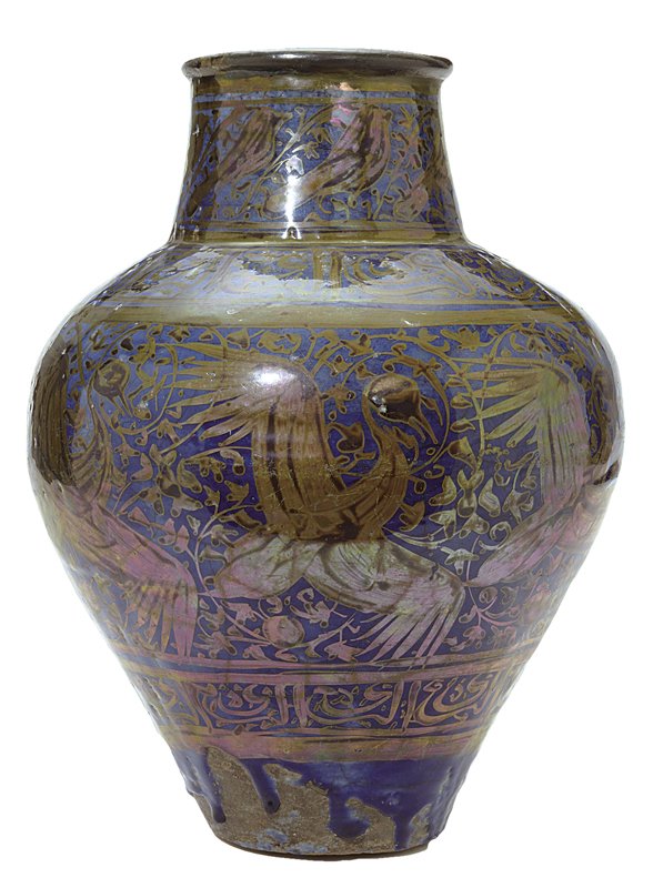 14世紀〈罐〉，可能為敘利亞大馬士革製品。© V&A。