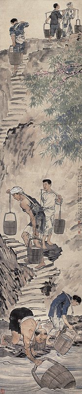 清．徐三庚〈篆書八言聯〉，164.5×28.5厘米，2010「京滬收藏家藏品邀請展」展品。