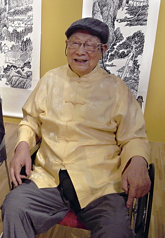 張光賓贊助書畫藝術，不遺餘力！