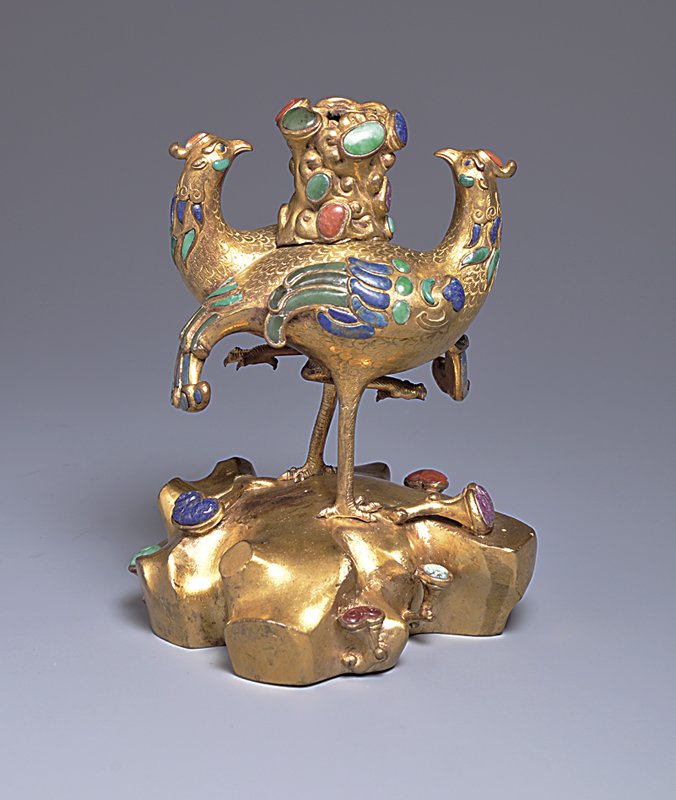上左 傅抱石〈石濤上人像〉，清翫20週年收藏展展品。