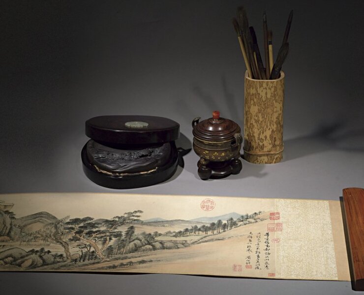 董其昌〈仿黃公望富春大嶺圖〉賞析 4