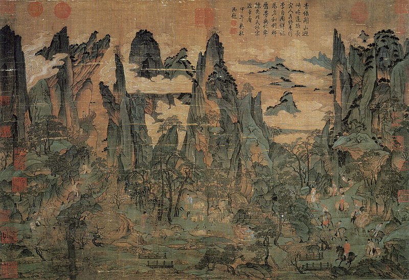 傳唐人〈明皇幸蜀圖〉，台北故宮博物院藏。（非本次展品）圖／取自維基百科。