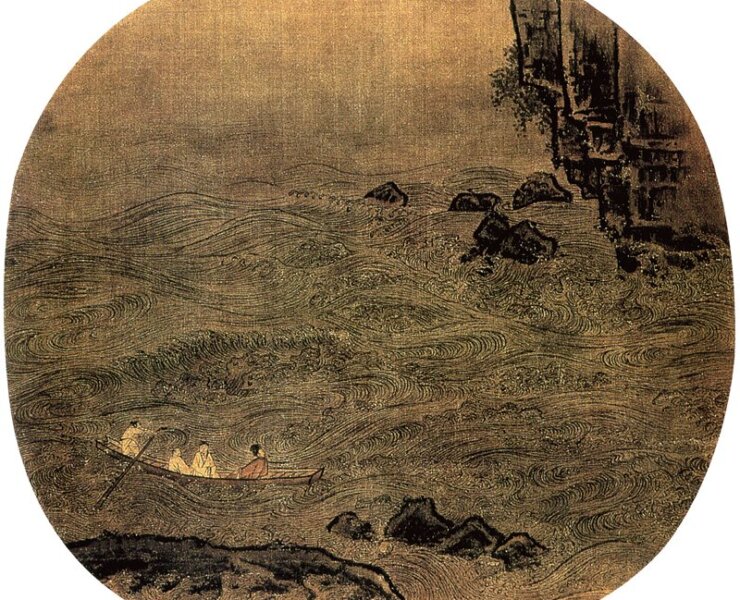 南宋李嵩〈赤壁圖〉，美國納爾遜美術館藏。圖／美國納爾遜美術館。