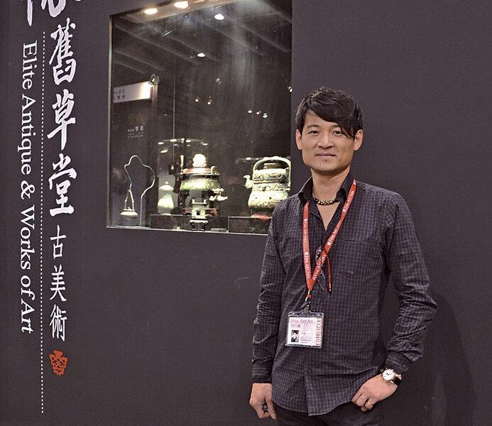 依舊草堂郭明德已是藝博會固定班底。