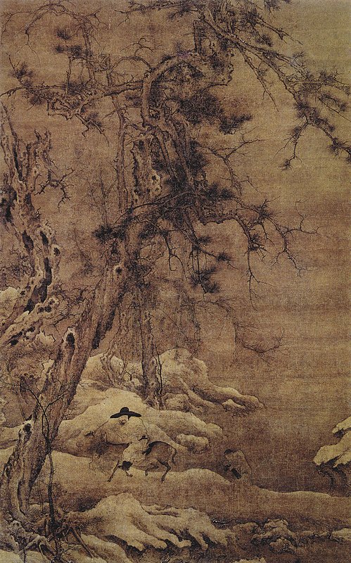 元陸廣〈丹台春曉圖〉，美國大都會博物館藏。