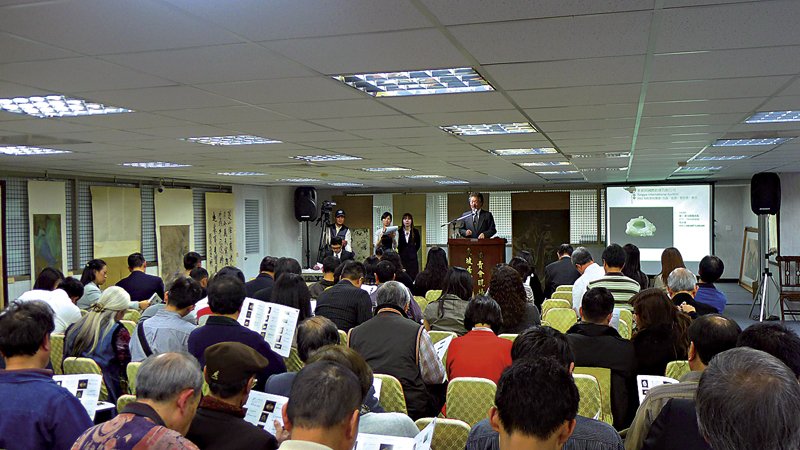 2012西泠秋拍現場。