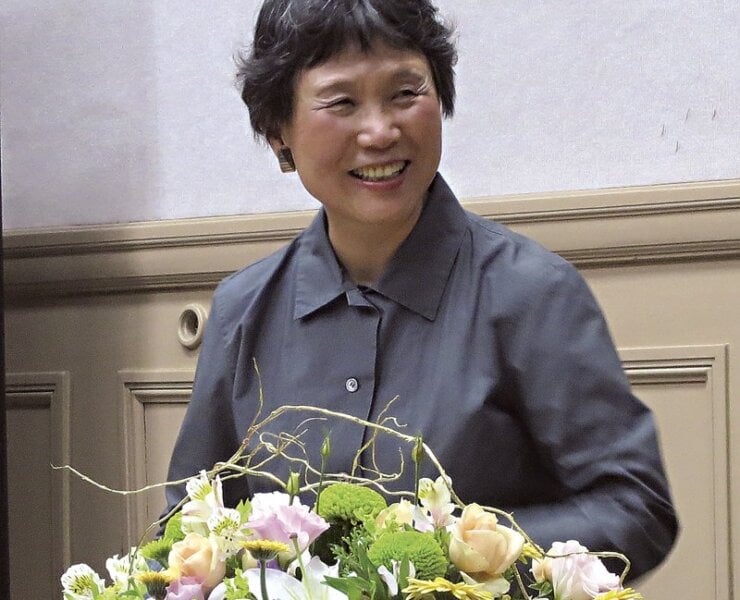 韋陀的夫人朴英淑教授。攝影／許儷蘅。