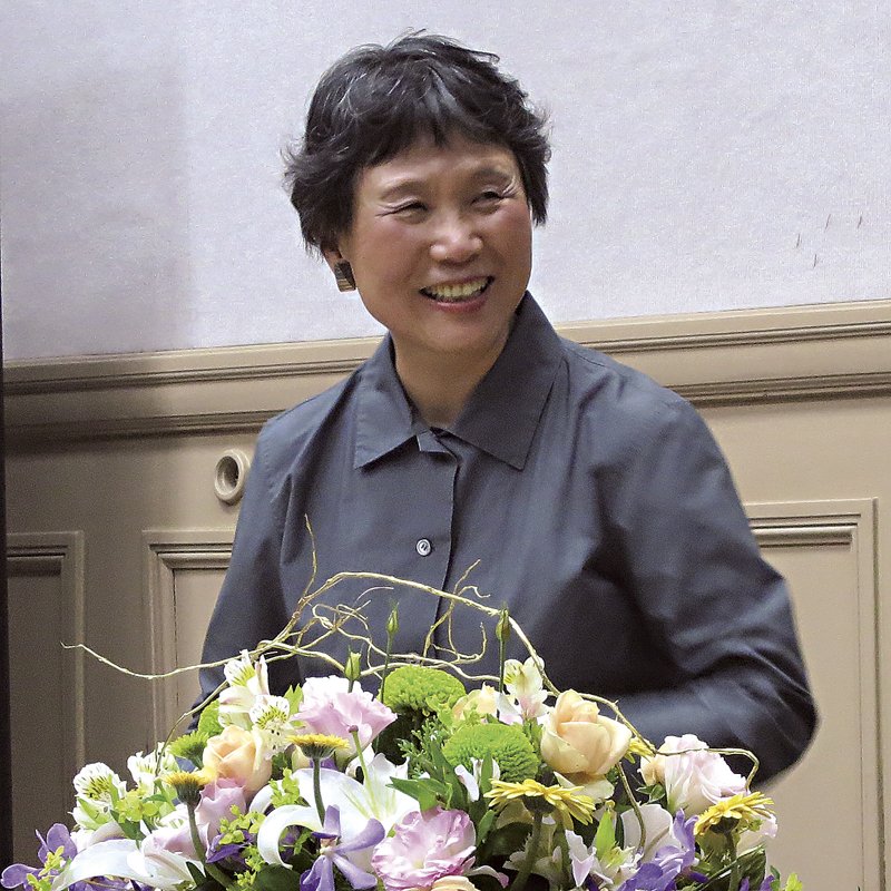 韋陀的夫人朴英淑教授。攝影／許儷蘅。