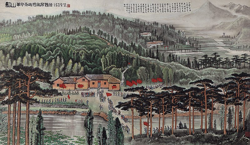 傅抱石〈杜甫「九日藍耕會飲」詩意圖〉 2012年6月3日北京保利「中國近現代書畫夜場」專場編號3859，估價待詢。