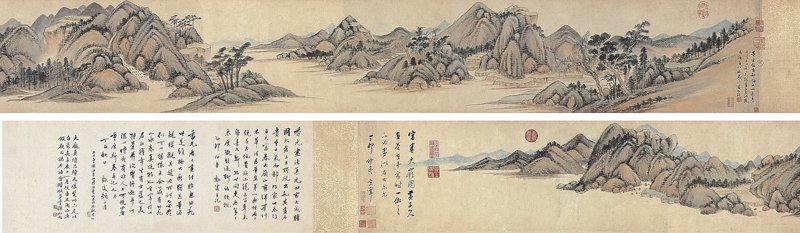清．乾隆朝〈職貢圖〉冊 2012年6月12日巴黎德魯奧春拍編號201，估價15萬～20萬歐元。圖為局部。