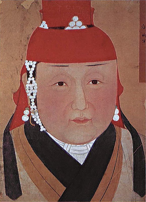 看見世界的統治者成吉思汗──大汗850年，台北故宮特展〈元代帝后像〉 5