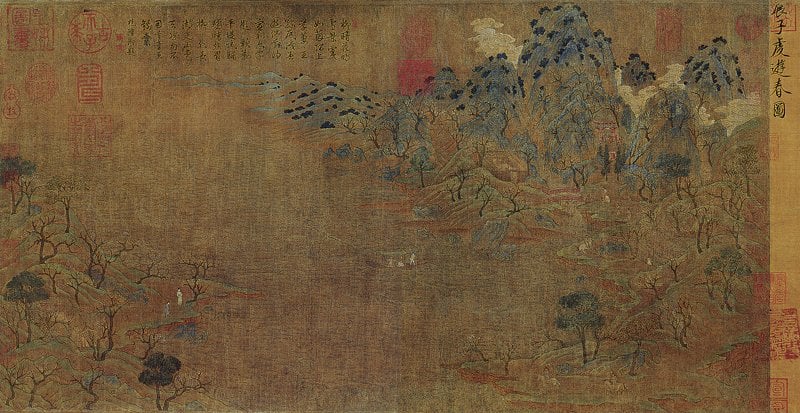 隋代展子虔〈游春圖〉,北京故宮博物院藏。