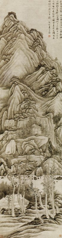 3 中國嘉德編號287龔賢〈別館高居圖〉以人民幣3,737萬元成交，創下藝術家個人成交紀錄。
