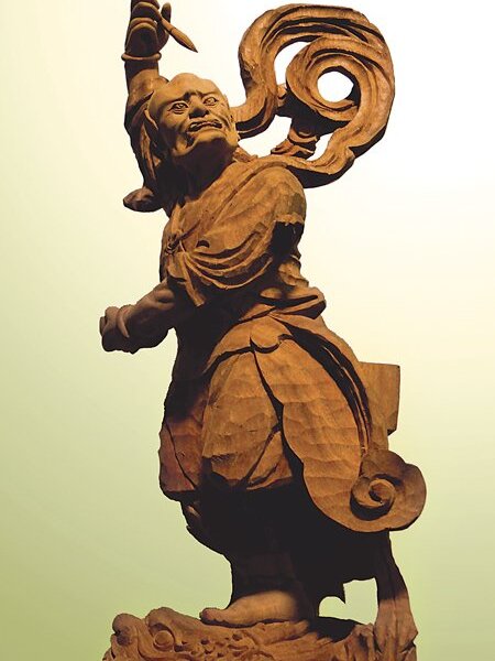 吳榮賜〈魁星踢斗〉。
