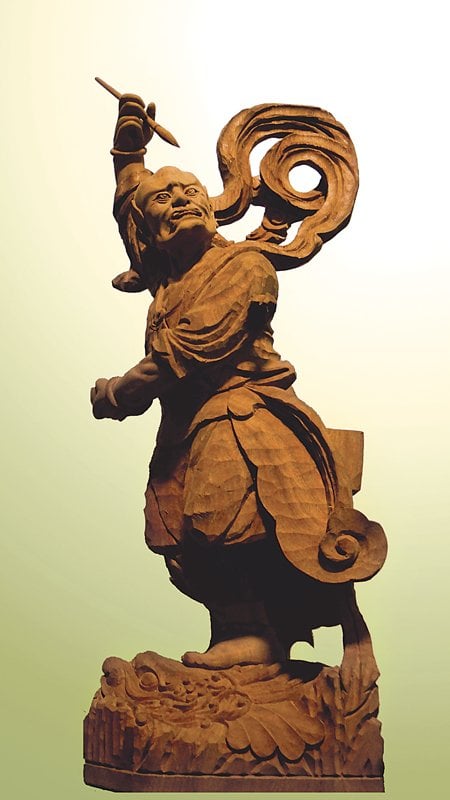 吳榮賜〈魁星踢斗〉。