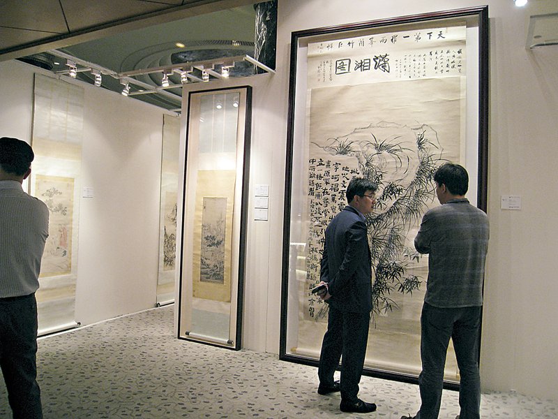 2013保利香港春拍預展。攝影／藍玉琦。