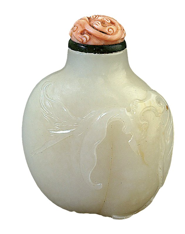 18～19世紀〈桃形鼻煙壺〉，高6公分。©Museum of East Asian Art。