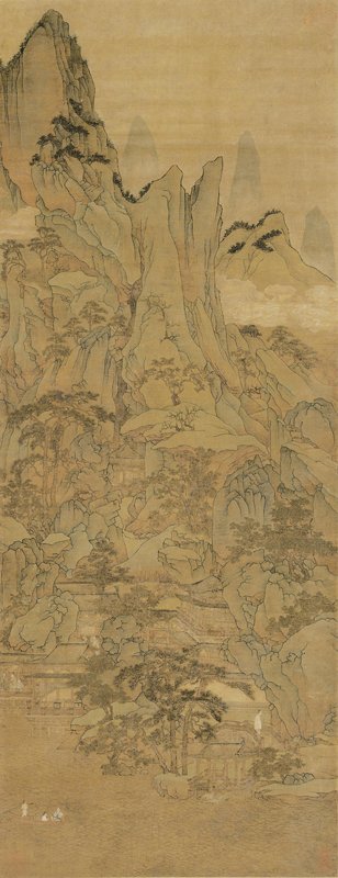 元代胡廷暉〈春山泛舟圖〉，北京故宮博物院藏。