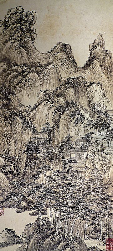 王翬〈小中見大冊〉之21，上海博物館藏。