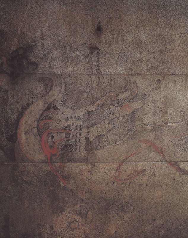 江西大墓墓（主）室西壁：白虎，引自《Koguryo Tomb Murals》。
