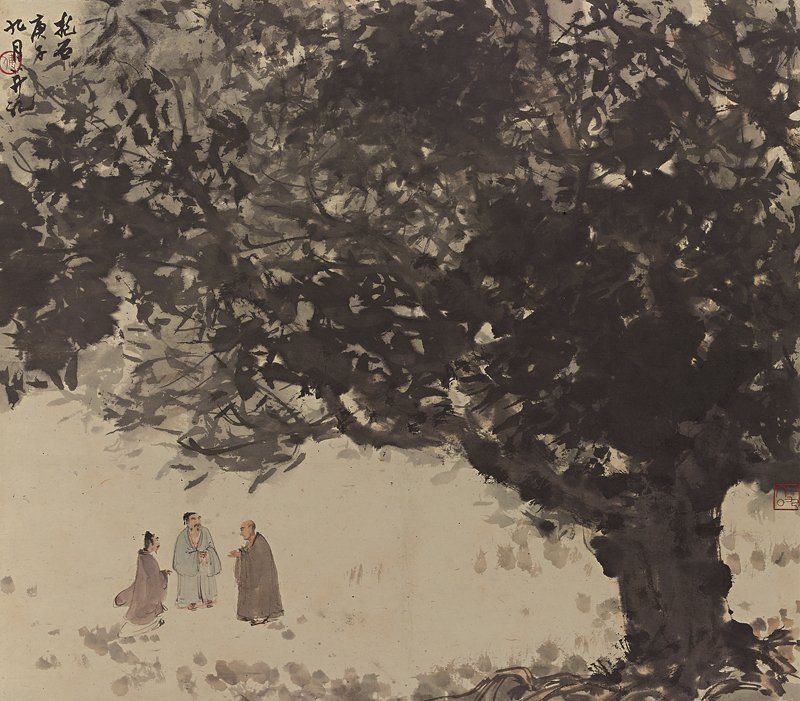 李可染1972年作〈井岡山〉，設色紙本，138×95.5公分，估價600萬～800萬港元。