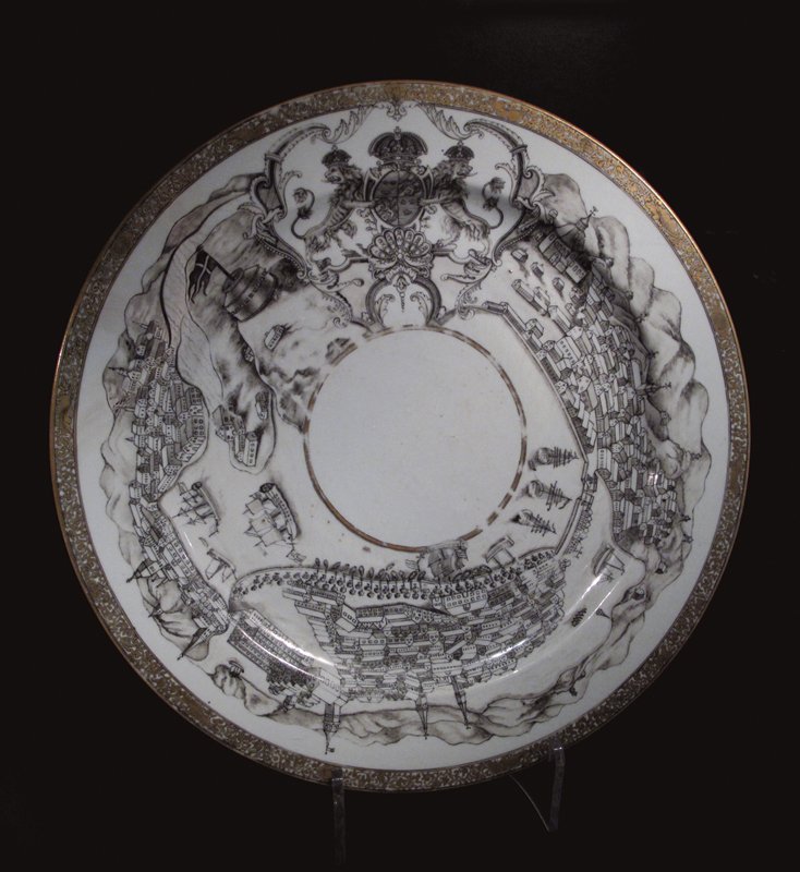 約1735～1740年〈瓷盤〉。