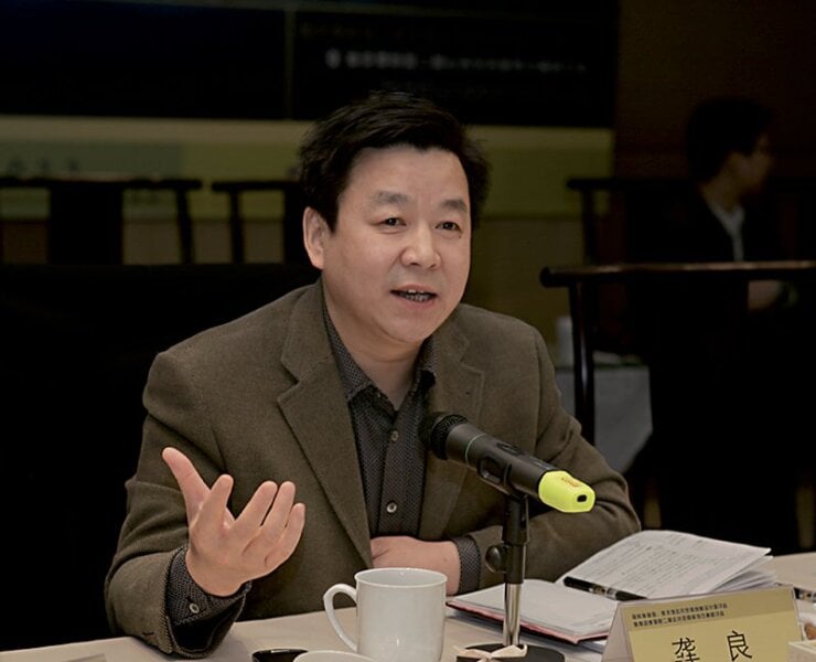 南京博物院院長龔良於2011年在南京博物院二期工程論證會。