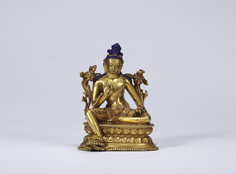 清〈生平愛茗御製堆泥壺〉。