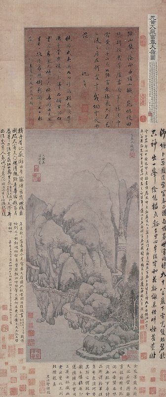 黃公望〈富春大嶺圖〉，南京博物院藏。