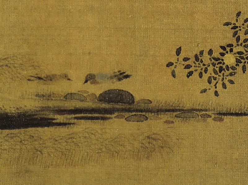 （傳）趙令穰〈橙黃橘綠圖〉冊，台北故宮博物院藏。