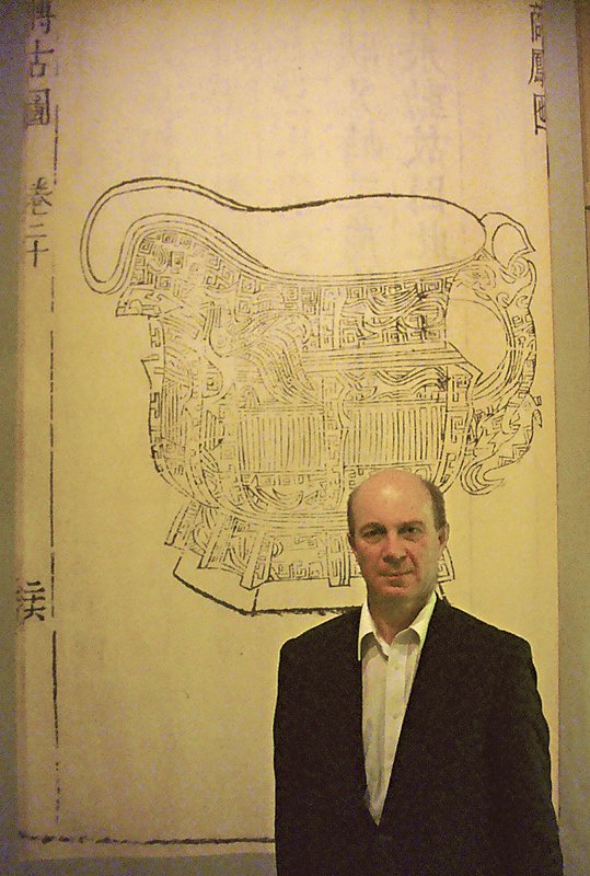 賽努斯奇博物館研究員及策展人Michel Maucuer。攝影/林逸欣。
