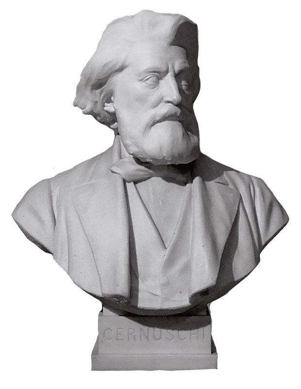 亨利.賽努斯奇(Henry Cernuschi,1821~1896)雕像。攝影/林逸欣。