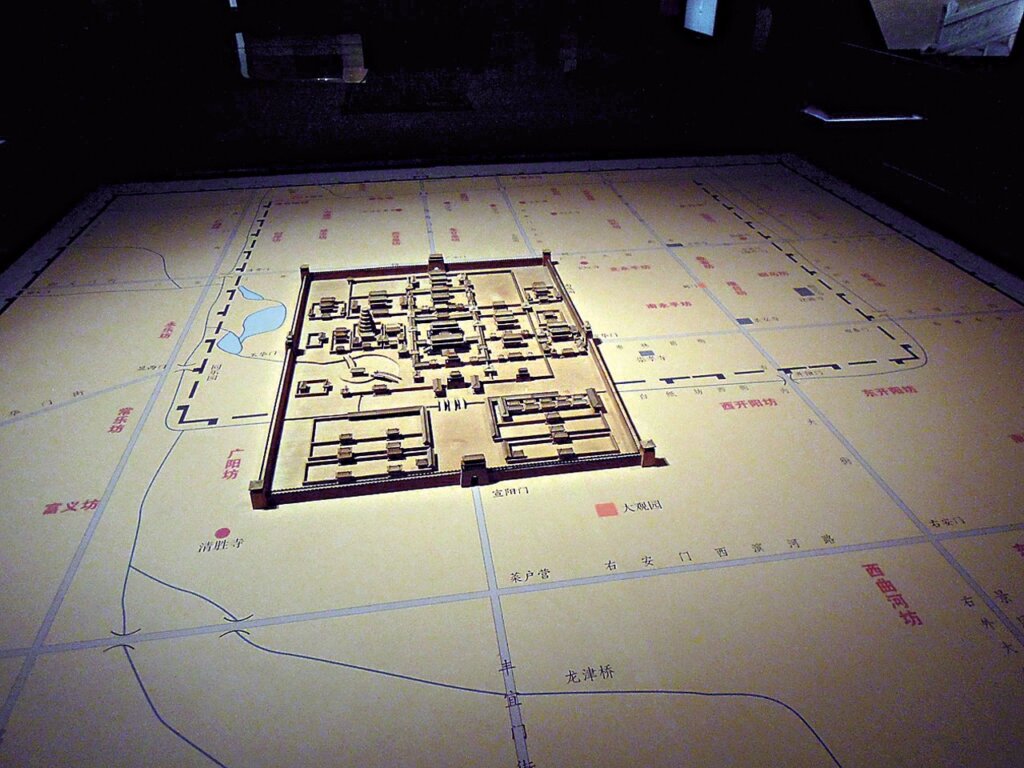 現展金中都復原模型。