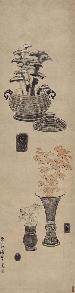 歲朝來博古，可與金石齊壽、榮華大吉──晚清以來的博古、花卉吉祥圖繪 10
