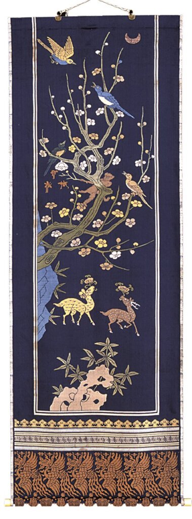 中國明代16~17世紀〈清水裂〉,155.5×55.5公分,日本大和文華館藏。